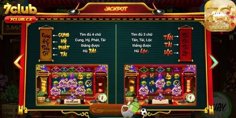 Slotgame 7club là game quay hũ trực tuyến.